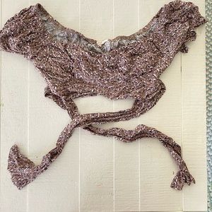 Flower Print crop top